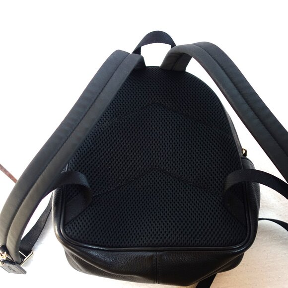 COACH mini Court signature canvas backpack brown and black C8604 EUC - Picture 13 of 13